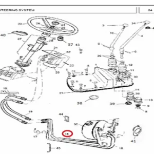 PIPE STEERING RETURN 350 STEEL(168055 )