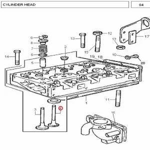 VALVE EXHAUST 240(18052 – 131431011)