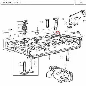 PLATE HEAD REAR(18176 – 10940809)