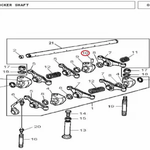 PIN ROCKER SHAFT MF240(18184 – 12112A066)