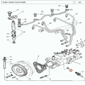 NUT SCREW TIMING CASE 385(183027 – 12318A603)