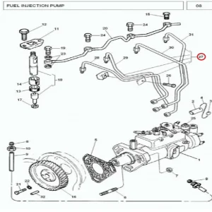 PIPE F I PUMP (4 PCS) 385(183038 – 14184E041)(14184E041)