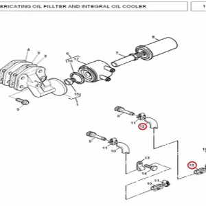 HOSE OIL COOLER BAY 375/385(183048 – 1183048)