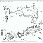 (STANADYNE ) F. I. PUMP MF/385(183106 - 1183106)
