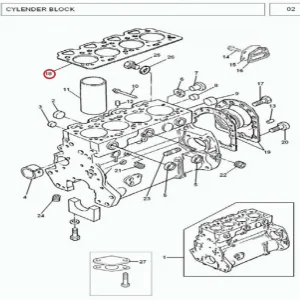 HEAD GASKET-385(183112 – 13681E033E)
