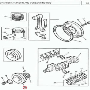 PULLEY CRANK 385(183132 – 1183132)