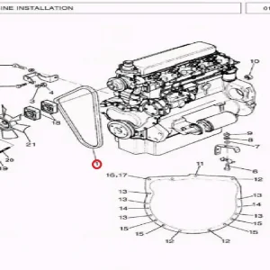 BELT FAN A-58(183147 – 11693745)