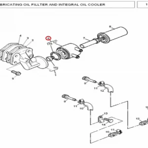 OIL COOLER ASSY. (2486A206)(183202 – 1183202)