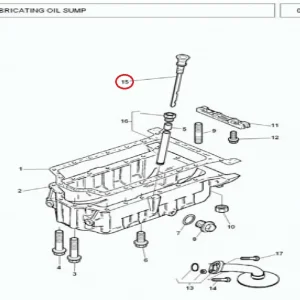DIPSTICK MF385(183229 – 13178C088)