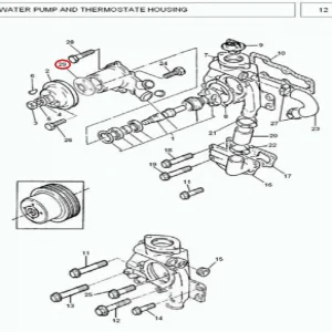 HUB WATER PUMP-385(183264 – 133476183)
