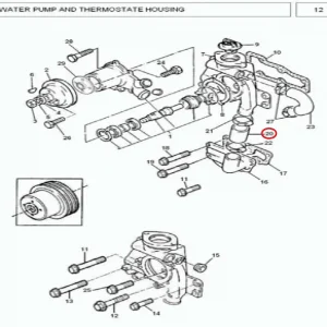 HOSE, W PUMP MF385(183272 – 1183272)