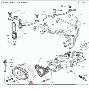 GEAR FUEL PUMP(183287 – 16249340)(31141524)