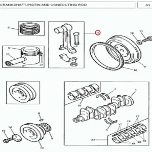 CON ROD ASSY.385(183289 – 141152912L)