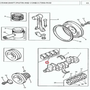 MAIN AND BEGIN BEARING SET(183312 – 1U5MK0265L)