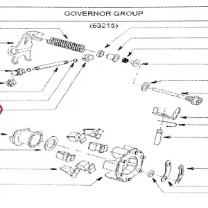 NUT PIVOT SHAFT RETAINER(18354 – 118354)(12288)