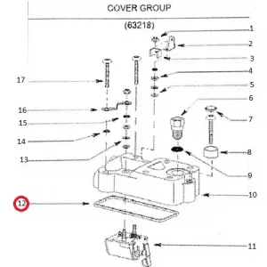 GASKET ASSY. GOVERNOR COVER(18379 – 118379)(42696)
