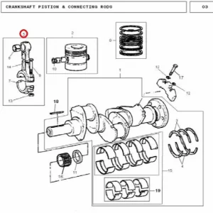 CONNECTING ROD ASSY(18400 – 118400)