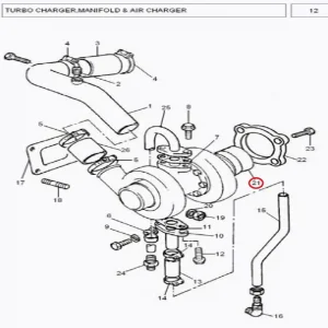 TURBO ADOPTER MF260(185017 – 1185017)