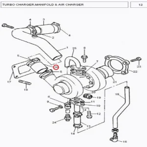 HOSE 2 INCH 260 TURBO(185027 – 1185027)