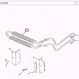 OIL COOLER ASSY.MF260(185054 – 1185054)