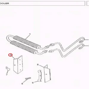 BRACKET COOLER RH(185079 – 1185079)
