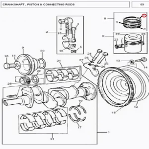RING (RING PISTON) 260 (185129 – 1185129)