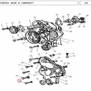 SCREW TIMING PLATE 240(18534 – 118534)