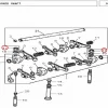 NUT ROCKER SHAFT(18562 - 12211283)