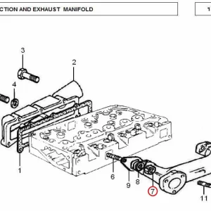 NUT EXHAUST MANIFOLD