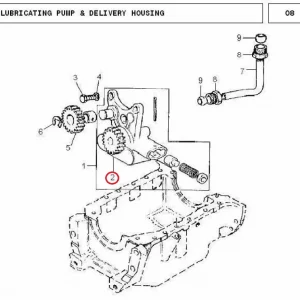 FUEL INJECTIN PUMP (13238F480) MF240(18648)(2643B133)