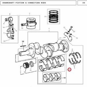 SHELL BEARING MF240-260(18667 – 1U5MK0100)