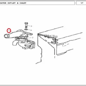 WATER OUTLET(188001 – 1188001)
