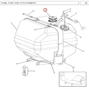 CAP F.TANK MF/240(19018 – 11876534)