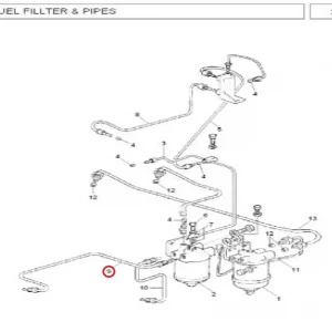 PIPE F I PUMP/FILTER(19071 – 119071S1)