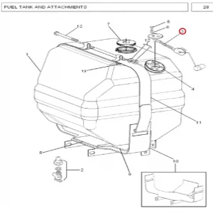 SENDER FUEL (240) 19307(19076 – 119076S1)