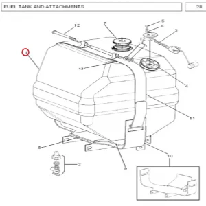 TANK FUEL UG 240/260(19304 – 119304YD)