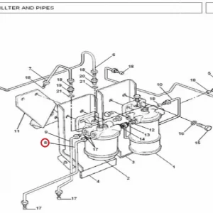 PIPE FILTER TO F I PUMP(193102 – 125052)