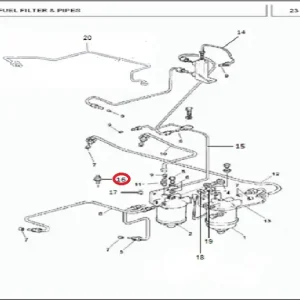 VALVE NON RETURN FILTER MF375,385(19313 – 11447011)