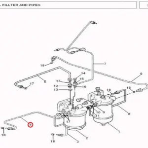 PIPE PUMP TO FILTER KUNDA(195004 – 1195004S1)