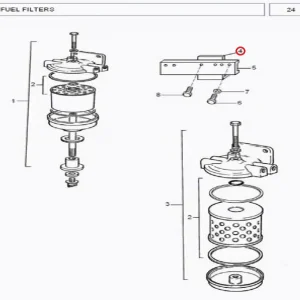 BRACKET FILTER CYLINDER BLOCK(195006 – 1195006)