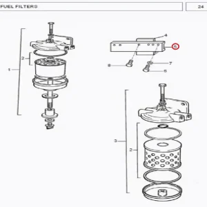 BRACKET FUEL FILTER(195007 – 1195007)