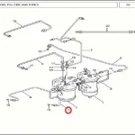 PIPE FILTER TO F.I.PUMP(198007 - 1198007)