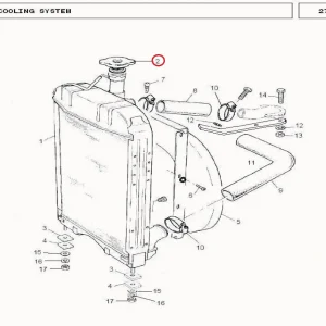 CAP RADIATOR MF/240(21002 – 11874445)
