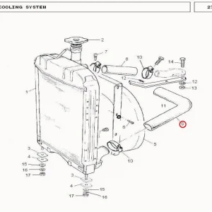 HOSE RADIATOR LOWER MF-240(21013 – 11860374)