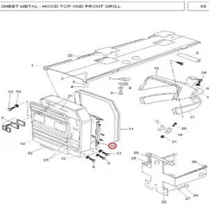 PLATE R.H.(21051 – 11672718)