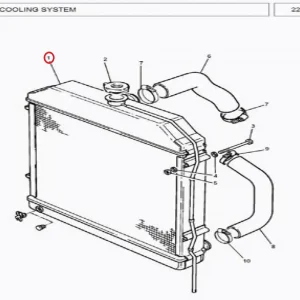 RADIATOR MF/375,385 ( 213042 – 12130142)