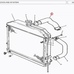 HOSE RADIATOR UPPER 385(213030 – 13596204)