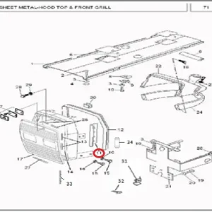BRACKET RADIATOR LH
