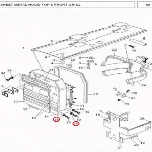 WASHER-FLAT 1/4(23007 – 123007)