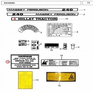 DECAL WARNING(23318 – 123318)